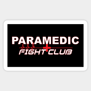 Paramedic Fight Club Sticker